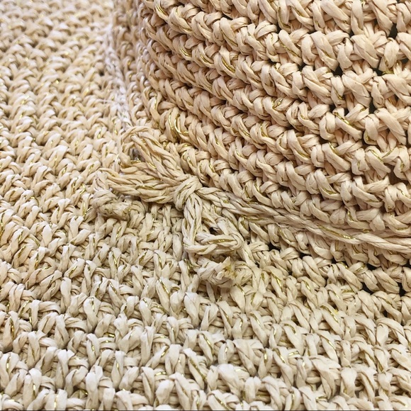 Baby Gap Factory Natural Straw Floppy Sun Hat - Picture 4 of 5